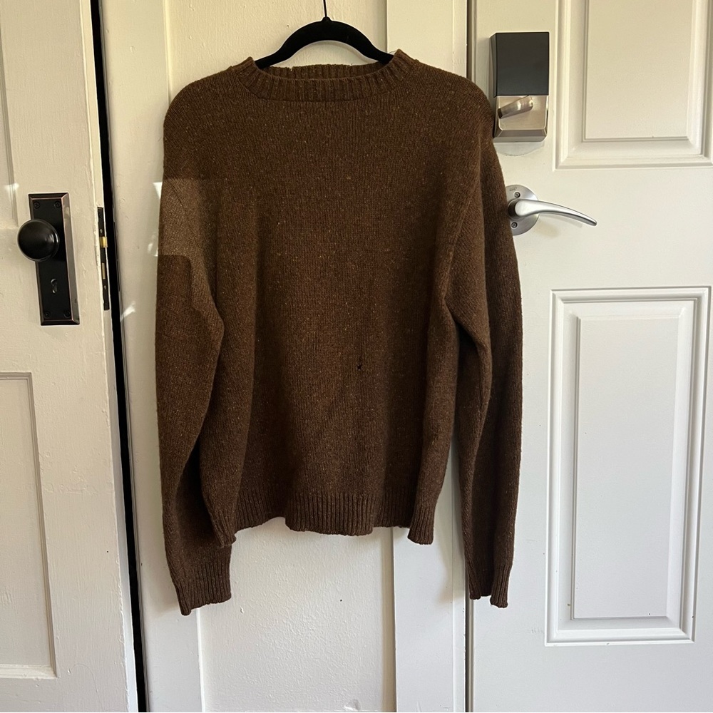 Distressed Lamb Wool Sweater